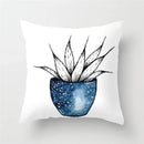 Axyaa Geometric Cushion Cover: Stylish Home Decor Pillowcase - Soft Polyester Fabric