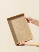Axya Natural Stone Tray - Wabi-Sabi Style Desktop Ornaments for Home Decor