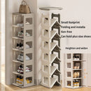 Axyaa Shoe Rack Tower Shelf Cabinet: Stackable, Multi-Function Organizer for Boots and Shoes