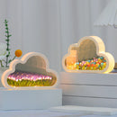 Axya Cloud Tulip Night Light - Handmade Flower Home Decor Lamp for Creative Atmosphere