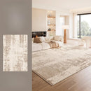 Axyaa Plush Cream Style Bedroom Carpet: Soft, Thick, Anti-Slip Floor Mat, Living Room Rug