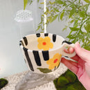 Axyaa Hand-Painted Ceramic Cups High-Value Water Bottle Irregular Shape Breakfast Mug