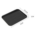 Axyaa Black Melamine Serving Tray | Non-Slip & Durable Tableware for Chinese Restaurant