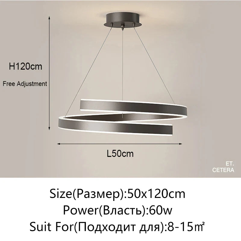 Axyaa Simple Black/White Chandelier for Living, Dining, & Kitchen Lighting