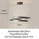 Axyaa TONDI Black/White Chandelier: Living Room Dining Kitchen Lighting Fixture
