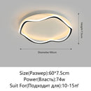 Axyaa LED Round Chandelier Remote Control Dimming Ceiling Light