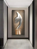 Axyaa Abstract LED Wall Lamp Modern Creative Decor for Bedroom, Study, Living & Dining Room