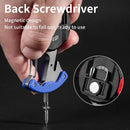 Axyaa Mini COB Keychain Flashlight with Screwdriver & Hammer - 7 Modes