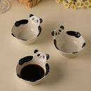 Axyaa Panda Ceramic Dipping Dish, Mini Fruit Bowl, Steamer, Snack Bowl - Home & Restaurant Tableware
