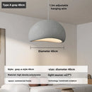 Axyaa Nordic Wabi Sabi E27 Chandelier Pendant Light - Home Decor Loft Hanging Fixture