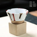 Axyaa Rough Pottery Teacup - Retro Cone Ceramic Coffee Cup - Home Art Decor Mug