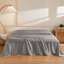 Axyaa Mulberry Silk Flat Sheet - High End Smooth Bed Linen - Solid Color