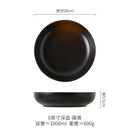 Axyaa Ceramic Deep Plate Salad Soup Dessert Molecular Cuisine Specialty Tableware