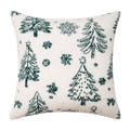 Axyaa Christmas Chenille Pillowcase Cojines Festive Living Room Cushion Cover