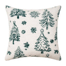 Axyaa Christmas Chenille Pillowcase Cojines Festive Living Room Cushion Cover