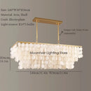 Axyaa Shell Pendant Chandelier: Modern, Cozy Lighting for Home, Hotel, and Shop