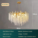 Axyaa Luxury Crystal Chandelier for Elegant Living Spaces