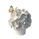 Axyaa Ceramic Petal Folds Vase Home Decoration Handicraft