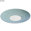 Axyaa Ceramic Shallow Plate: High Beauty Specialty Tableware