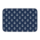 Axyaa Nautical Compass Anchor Rudder Printed Small Non-slip Doormat