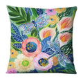 Axyaa Watercolor Flowers Painting Print Pillowcase 45x45cm Home Decor Pillows