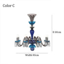 Axyaa Gold Crystal Chandelier Lighting for Living Room Dining Hall Kitchen Island