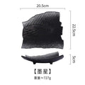 Axyaa Ceramic Shallow Plate for Sushi and Breakfast