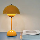 Axya Flower Bud Table Lamp with Wireless Charging, Touch Control LED Night Light