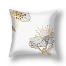 Black Gold Sun Cushion Cover Vase - Axyaa Home Pillowcase Square Cushions