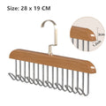 Axyaa Solid Wood Clothes Hanger Organizer for Women's Closet