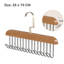 Axyaa Solid Wood Clothes Hanger Organizer for Women's Closet