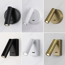 Axyaa LED Rotating 3W Warm Spot Wall Light for Bedroom, Living Room, Hotel Corridor