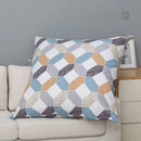 Axyaa Floral Series Pillowcase: Square Office Cushion Cover in Elegant Printing Pattern