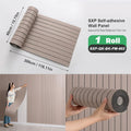 Axyaa 3D Partition Splicing Stickers Self-Adhesive Foam Roll Set for Indoor Use