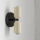 Axya Dual Light Wall Sconce for Home Decor - Various Colors