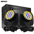 Axyaa LED Wash Moving Head Lighting 19x15W RGBW Zoom Beam for Stage Disco Bar