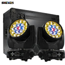 Axyaa LED Wash Moving Head Lighting 19x15W RGBW Zoom Beam for Stage Disco Bar