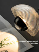 Axyaa Glass LED Pendant Lights for Bedroom and Restaurant Decor