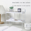 Axyaa Desktop Organizer with Stackable Shelving and Two Storage Trays