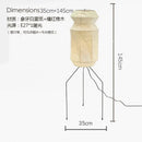 Noguchi Akari Rice Paper Wabi Sabi Table Lamp by Axyaa