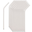 Axyaa Stainless Steel Drinking Straw Set for Juices, Cocktails & Milkshakes