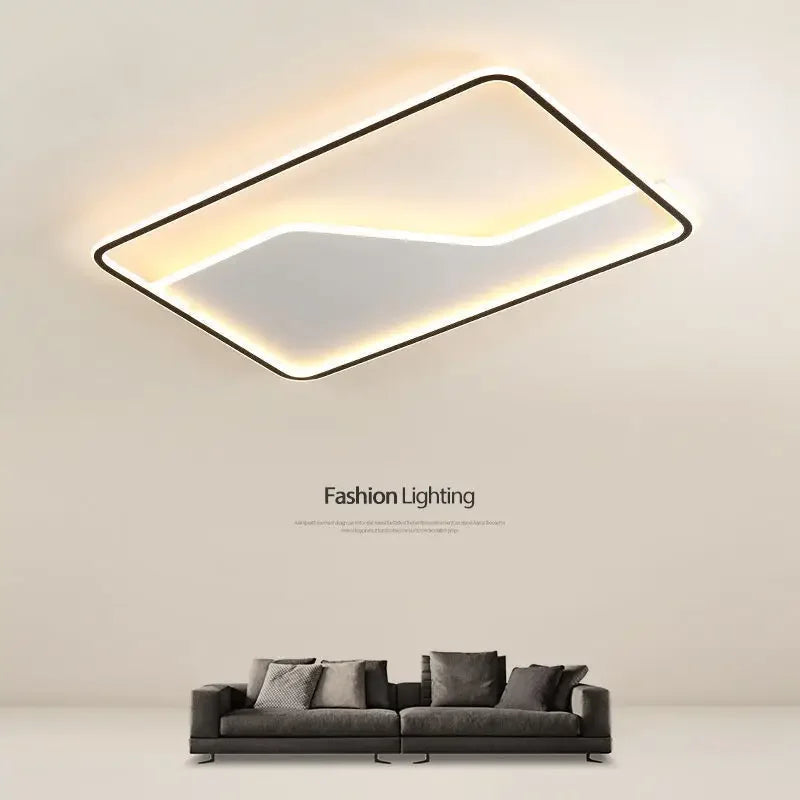 Axya Modern LED Ceiling Light for Living Room, Dining, Bedroom - Home Decor Chandelier