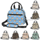 Axyaa Corgi Dogs Thermal Lunch Bag Insulated Tote with Shoulder Strap