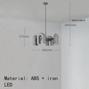 Axyaa U-shaped Tube Chandelier: Modern Scandinavian Pendant Light