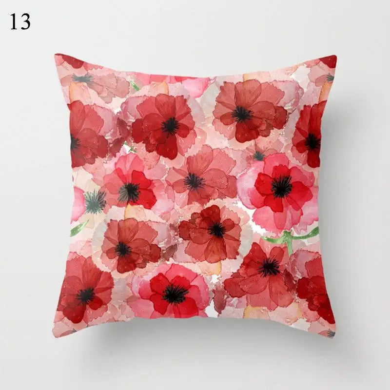 Axyaa Floral Pattern Pillowcase for Home Decor and Events
