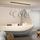 Axyaa Pendant Lights: Modern LED Chandelier for Dining Room & Home Decor