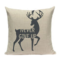 Axyaa Nordic Wildlife Cushion Covers 45x45cm Square Printed Pillow Case