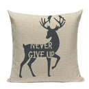 Axyaa Nordic Wildlife Cushion Covers 45x45cm Square Printed Pillow Case