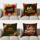 Axyaa Autumn Pumpkins Pattern Pillow Cover for Sofa Bedroom Car