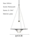 Nordic Glass Water Droplet Pendant Lamp by Axyaa for Stylish Home Decor Lighting